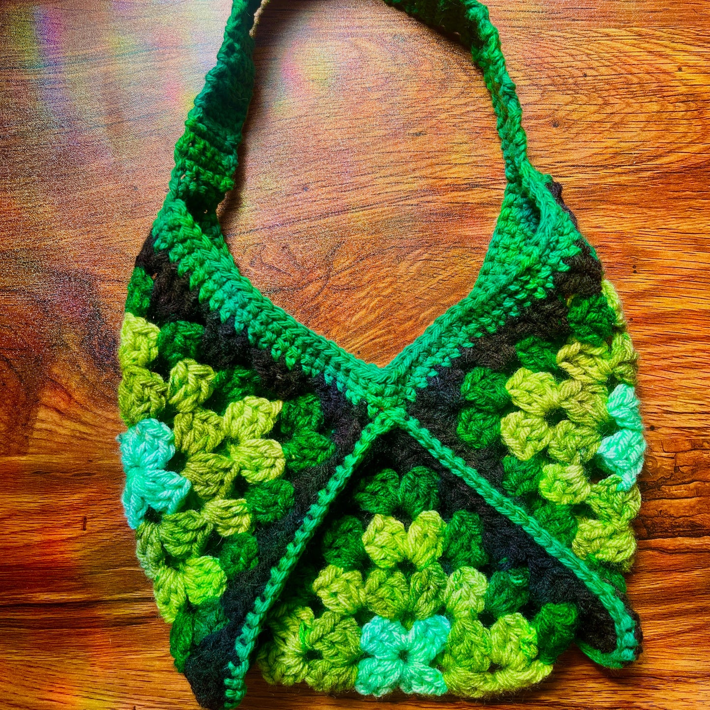 Green mini bag